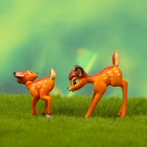 Self-healing warm series deer zoo figure Korean version creative small fresh gardening versatile landscaping doll