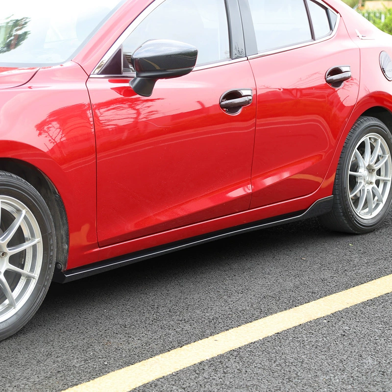 Подходит для Mazda 3 Angkesaila, модифицированные боковые юбки, передние и задние размеры, декоративный бампер, боковые педали для предотвращения столкновений