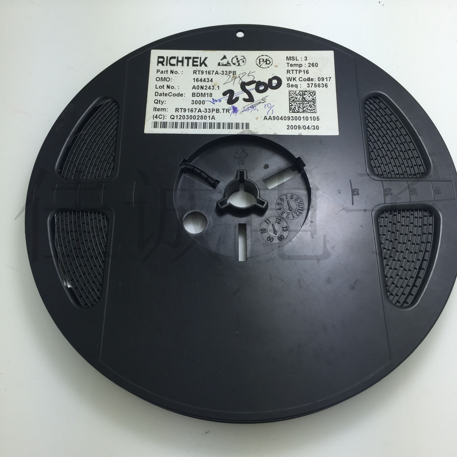 全新原装正品RT9167A-33PB    RICHTEK  SOT23-5   RT9167A