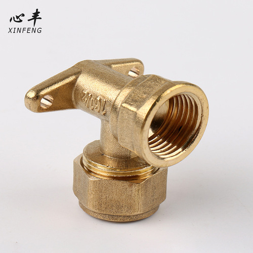 1216 aluminum plastic pipe copper joint 4 points water pipe copper fittings 6 points solar pipe fittings 20 brass elbow tee direct