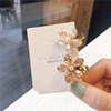 South Korean goods, hair accessory, crystal, hairpins, bangs, hairgrip, internet celebrity, simple and elegant design, flowered