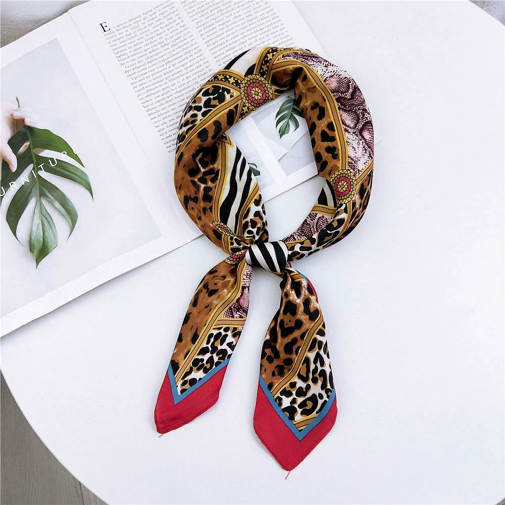 Universal demi-season scarf, thin neckerchief