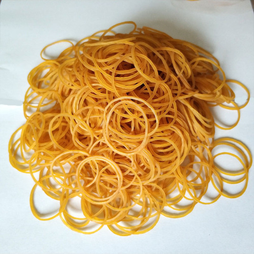 Direct factory supply of high-temperature resistant, high elasticity circular rubber bands/rings in yellow, wholesale 25/32/38/50