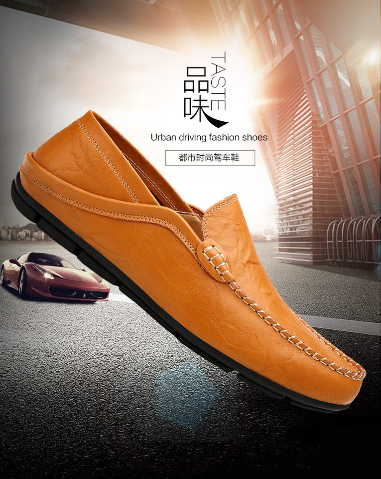 Giày lười nam da bò mặt mềm kiểu Anh, đế bằng, gót đạp được — 20138 Blue sapphire (phiên bản chất lượng cao), 20138 Màu nâu vàng (phiên bản chất lượng cao), 20138 Red Brown (phiên bản chất lượng cao), 20138 Trắng (phiên bản chất lượng cao) chi tiết 1