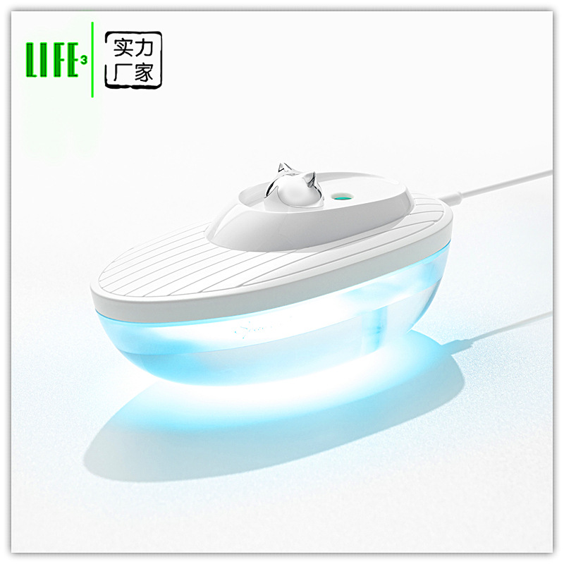 2019创意爆款212小船加湿器 车载家用猫咪游艇usb加湿器 节日礼物|ms