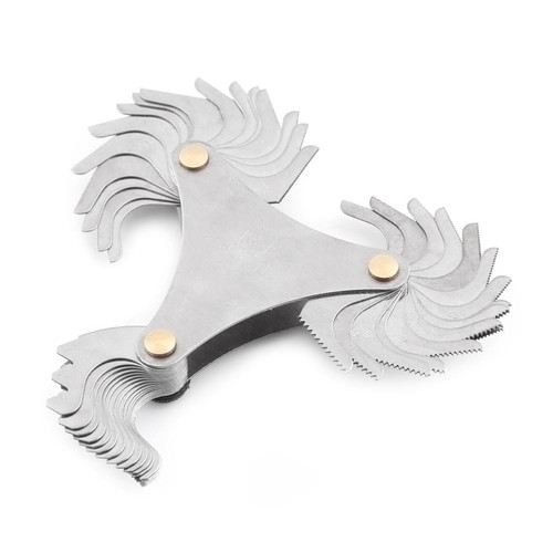 Thread Gauge 51pcs Pure American Metric + Imperial Thread Gauge Rib Sample Thread Gauge