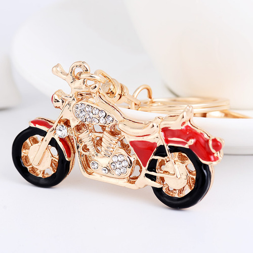 European and American hot selling fashion diamond-encrusted high heels car keychains girls bag pendants motorcycle exquisite pendants