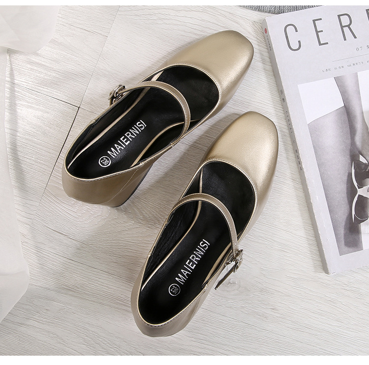 玛丽珍四色两穿单鞋