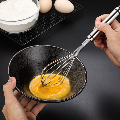 Daoqi 304 stainless steel egg beater kitchen gadget egg hand mixer cream mixing dough mixer