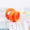 Do not entangle high -bombs nylon solid color towel ring 5 sets of hair accessories children's rubber band sellers gift good supply