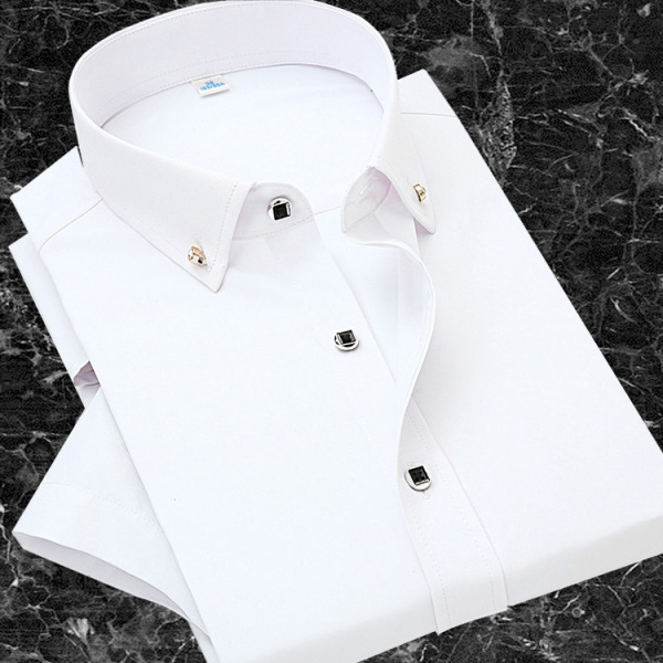 Fashionable thin solid color professional shirt