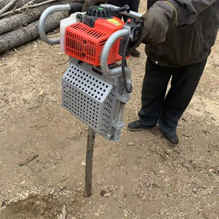 春季手提式断根挖树机 便捷式带土球起树机 多功能汽油镐挖树坑机
