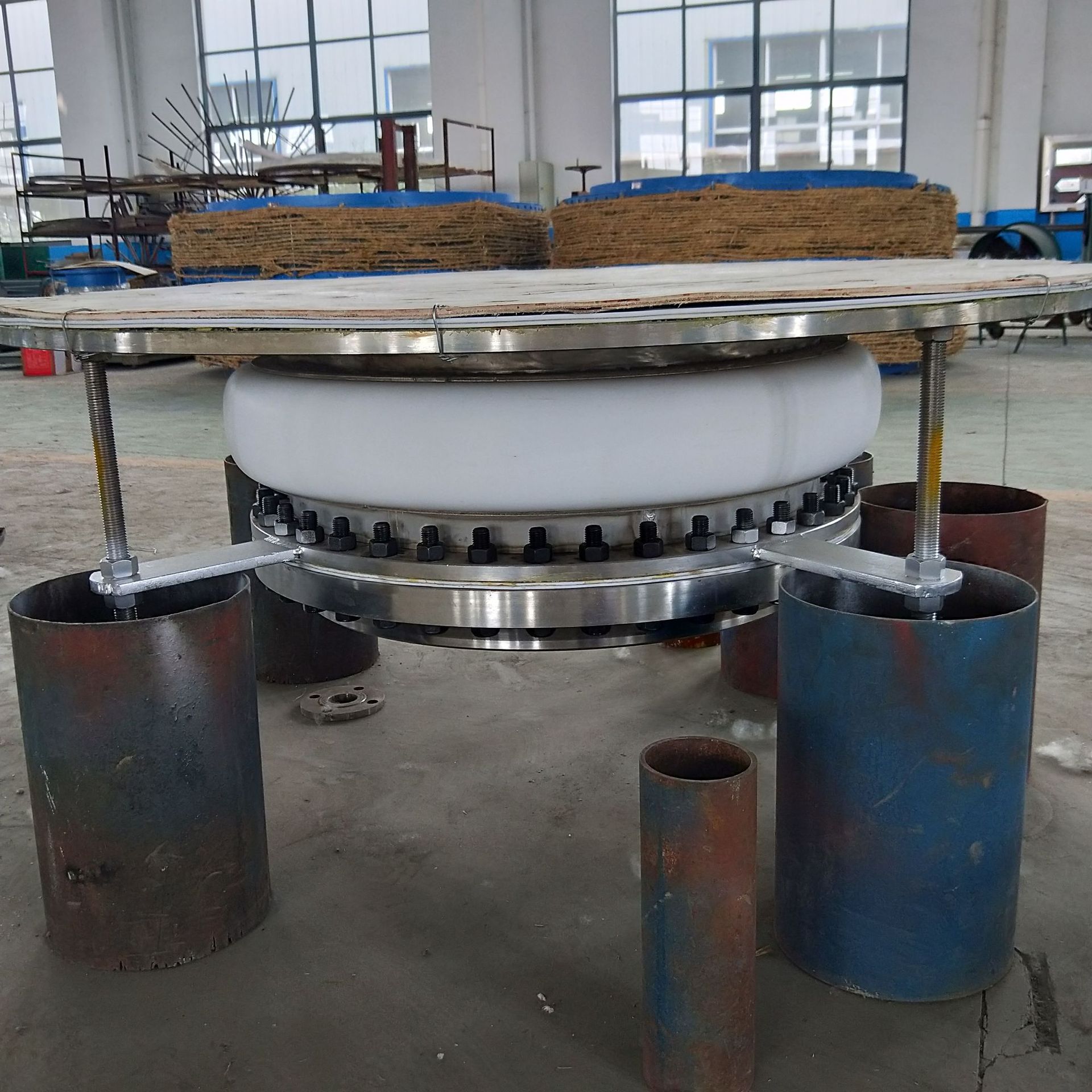 内衬聚四氟乙烯不锈钢补偿器波纹管膨胀节铁氟龙四氟补偿器可定做