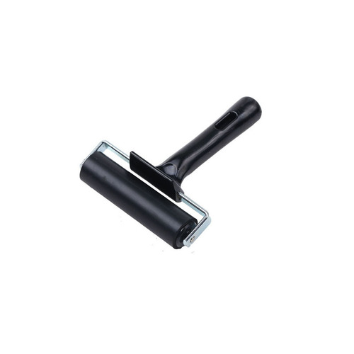10 cm printmaking ink iron roller, art printmaking ink rubber cylinder, tape pressing and flattening roller tool
