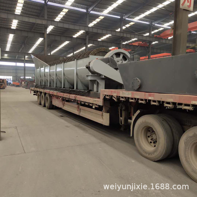 推荐矿用螺旋洗石机薯塔式洗石机循环耐磨叶片洗沙生产线