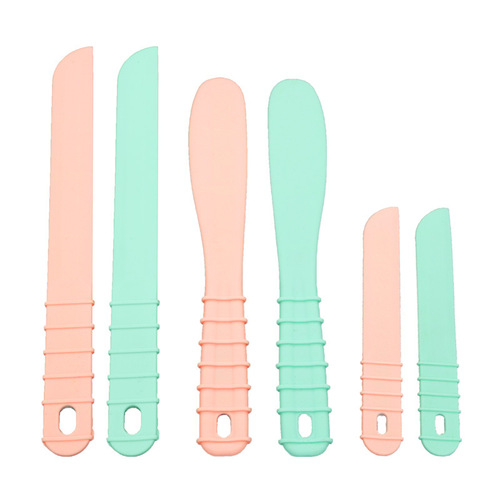 Proud diy crystal drip silicone scraper spatula mixing tool to make silicone-coated iron mold