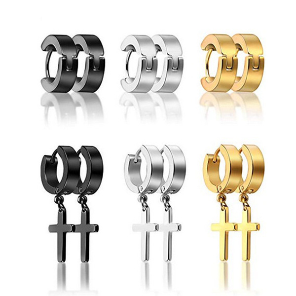 fashionable earrings stainless steel