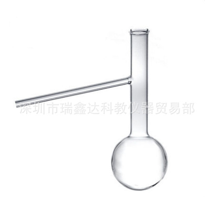 具支蒸馏烧瓶125ml蒸馏圆底烧瓶具支 蒸馏烧瓶