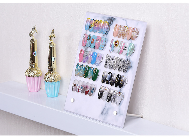 Fashion Nail Art Display Board Simple Display Three-dimensional Magnet Board display picture 1
