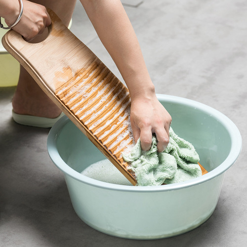 Trojan washboard household mini size dormitory non-solid wood laundry kneeling punishment creative gift to boyfriend