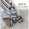 Retro necklace hip-hop style stainless steel, motorcycle, pendant, European style