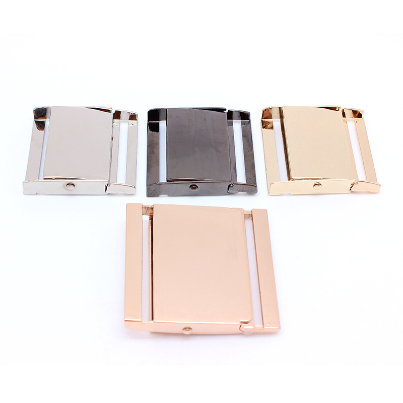 供应时尚合金长方形对扣 金色大衣对扣 装饰腰带扣 量大价优
