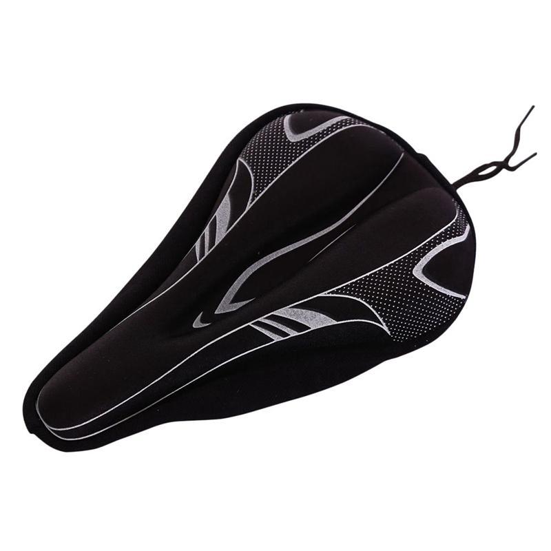 Nueva funda de cojín de silicona cubierta de asiento de bicicleta cojín de asiento de bicicleta de montaña 2019 funda de cojín de silicona impresa 3D