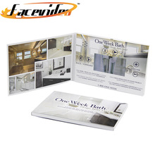 纯手工制作电子贺卡4.3寸LCD屏数码宣传画册多功能立体视频贺卡