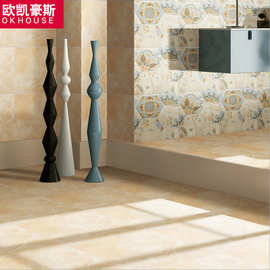 电视墙背景墙 300300地砖 六角砖 花砖 亚光防滑砖 加厚卫生间地