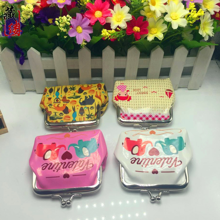 Creative Digital Printing Coin Purse Cartoon Elephant Mouth Gold Bag Women's Short Wallet Factory Outlet Creative Digital Printing Coin Purse Cartoon Elephant Mouth Gold Bag Women's Short Wallet Factory Outlet
