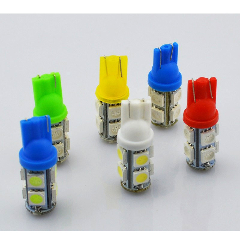 Manufactor automobile LED Light T10-5050-9SMD Showing the wide lights/Instrument lights/Reading lamp /9 Head indication W5W