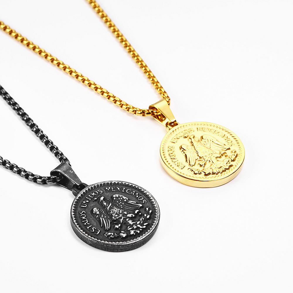 50 Peso Coin Pendant Necklace - Gold