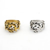 Metal fashionable ring, accessory, punk style, wholesale