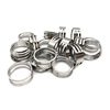 Foldable hardened ring stainless steel handmade, auxiliary tools set