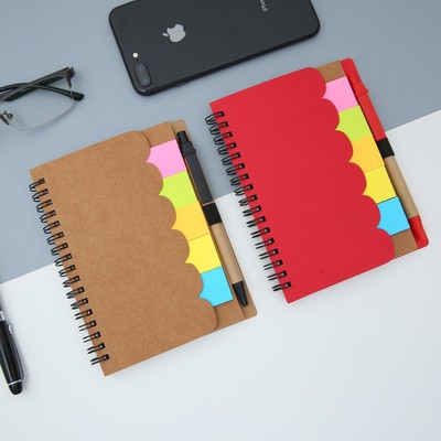 to work in an office gift student originality Notes Kraft paper Book Kraft paper notebook customized logo Pen coils