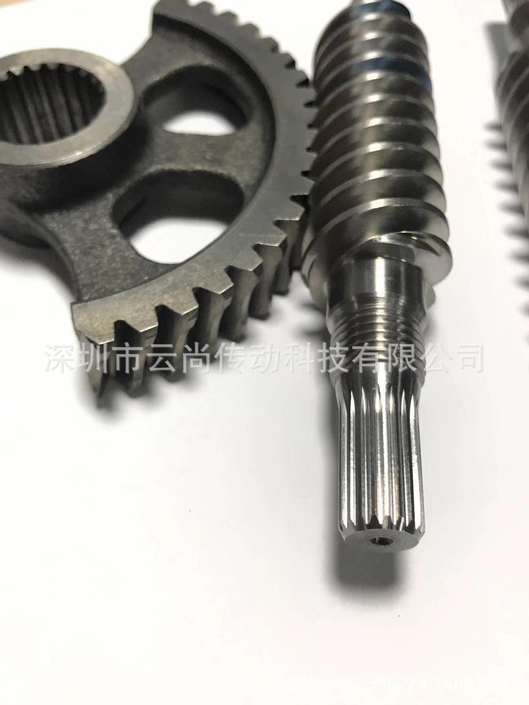 加工0.75M齿轮三头螺纹丝杆三头螺杆双头丝杆三头蜗杆