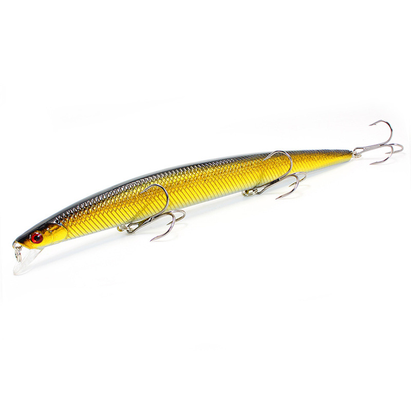 Sinking Minnow Fishing Lures 180mm23.5g Hard Plastic Baits Fresh Water Bass Swimbait Tackle Gear