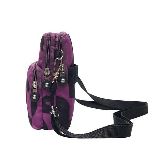 Middle-aged and elderly large-screen mobile phone bag mobile phone wrist bag shoulder crossbody bag arm bag new sports coin purse vertical style