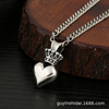 Fashionable accessory, necklace, pendant, earrings, wholesale, silver 925 sample, simple and elegant design