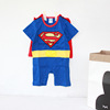 Children's clothing Baby Clothing Climbing clothes one-piece garment Romper Cotton Short sleeved superman Climbing clothes Modeling Romper