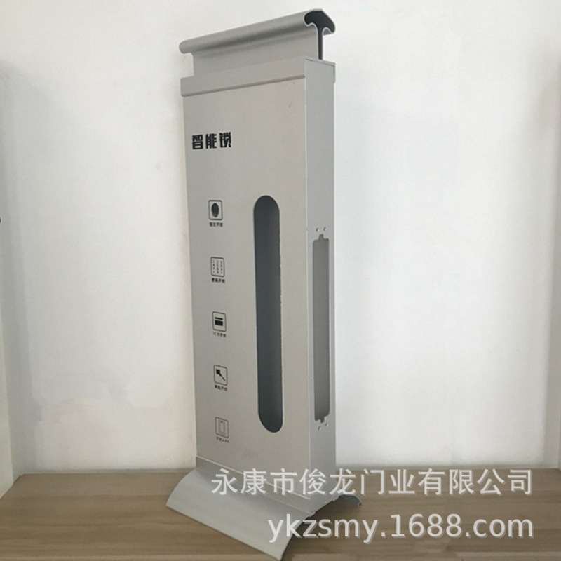 锁架 零售批发 智能门锁展示架 铝合金智能锁架 电子锁指纹锁架|ru