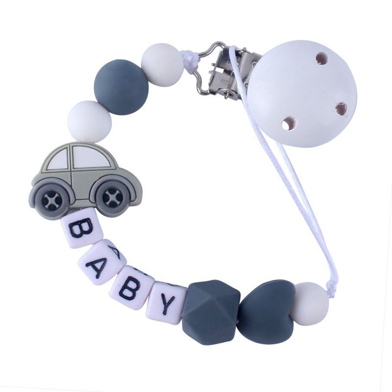 AliExpress chupete cadena bebé chupete de silicona clip de Amazon de comercio exterior suministros para bebés cadena anti-caída Nuevo