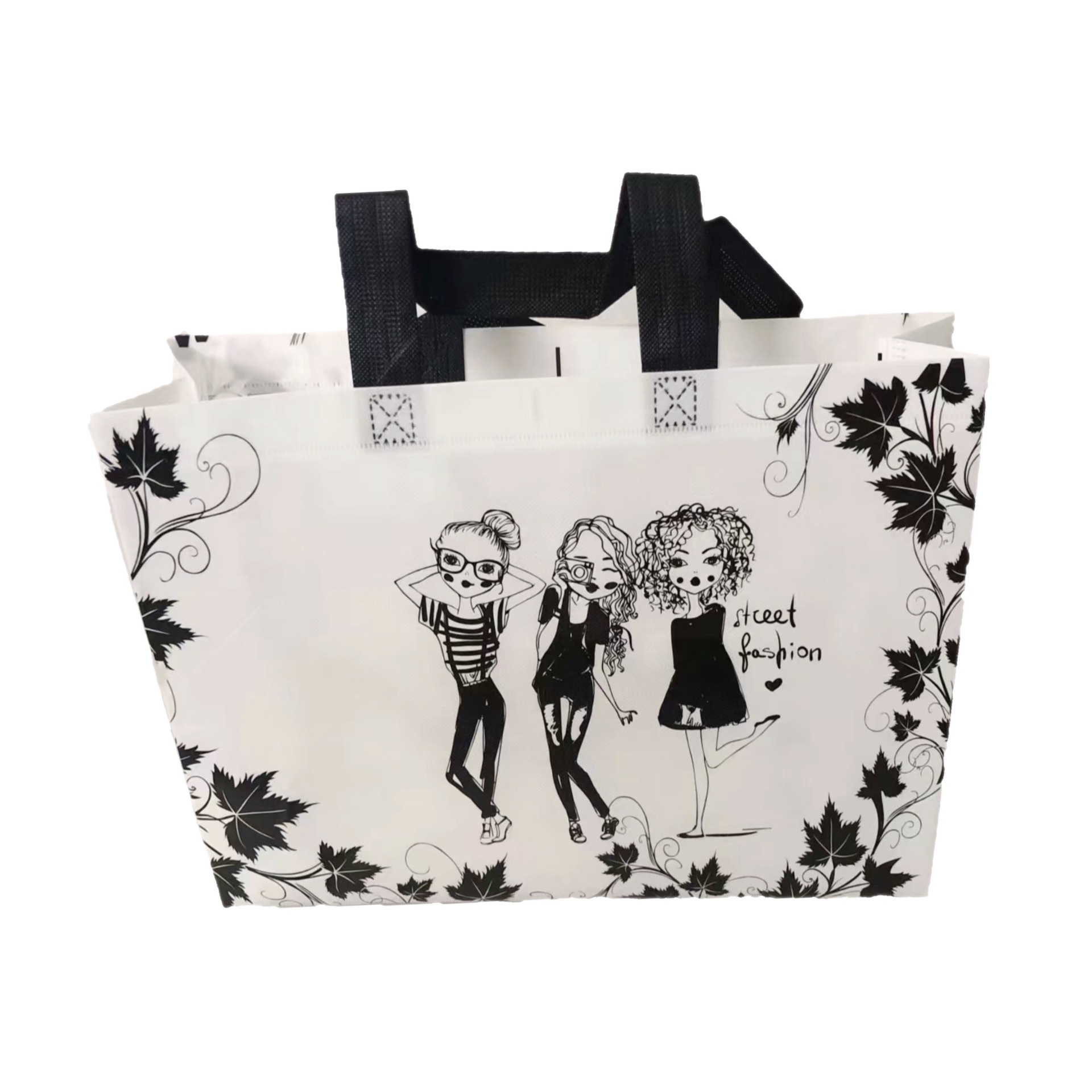 鞋子环保袋 装鞋子手提袋 无纺布覆膜环保袋定制