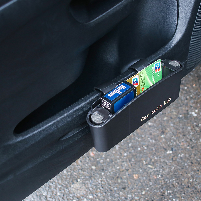 Rundong car change storage box car door storage box car trash can storage box LW-1518