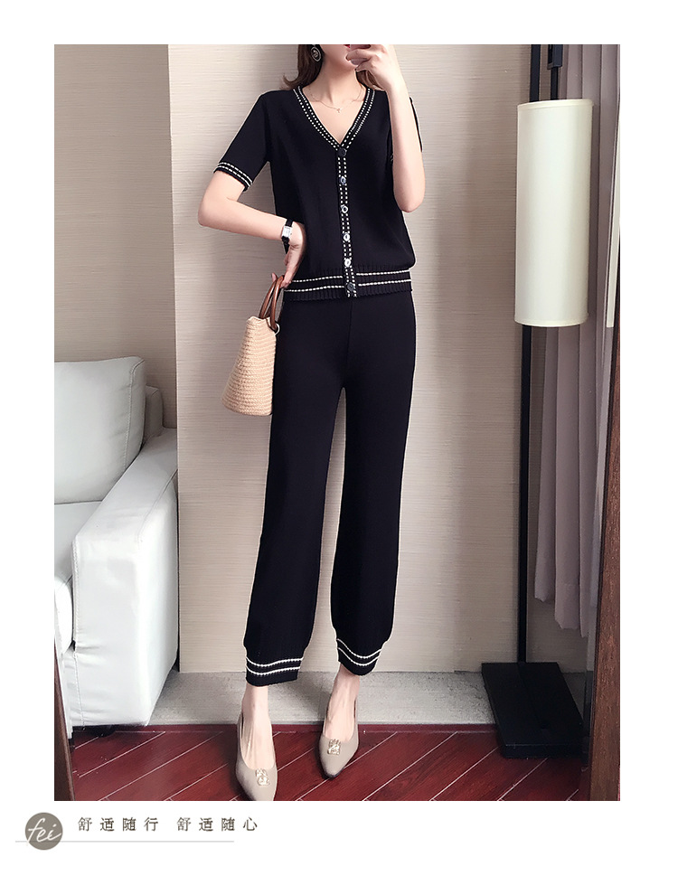 Costume femme en Tricot de soie glacée - Ref 3335051 Image 8