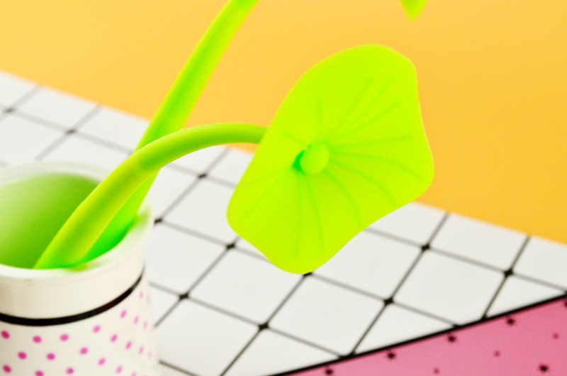 Cartoon Clover Sunflower Silicone Gel Pen Creative Leaf Soft Glue Gel Pen display picture 6