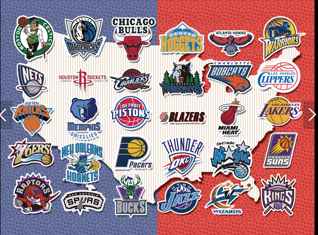 nba篮球队标志-千图网