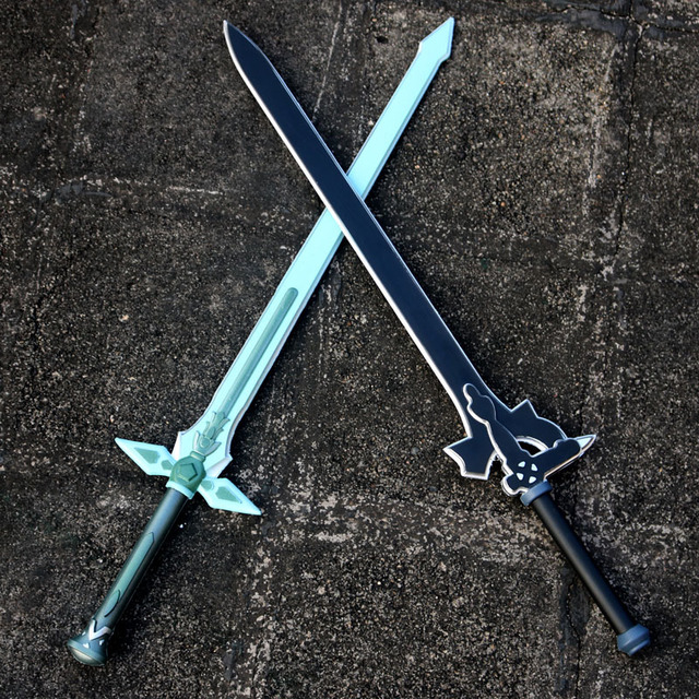 刀剑神域武器cos桐人黑剑阐释者小号pu橡胶仿真发泡刀剑带鞘 价格 厂家 哪里买 我有货 B 5yoho Cn