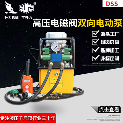 DSS high pressure Solenoid valve Electric pump Solenoid valve Portable multi-function Hydraulic pressure tool ordinary Oil pump