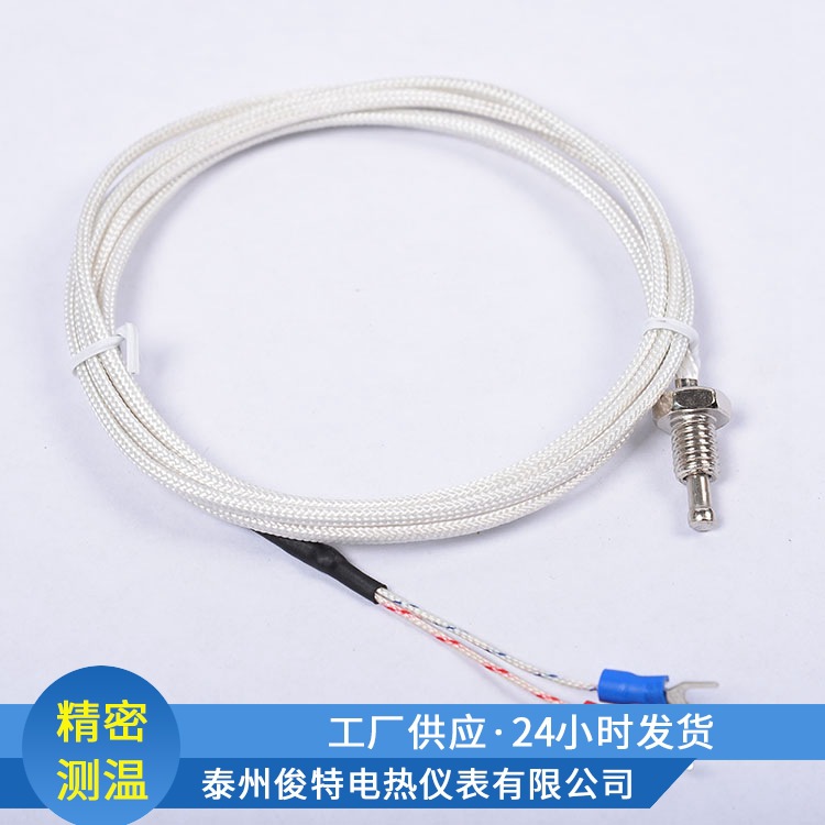 小额批发WRN-M6  WRNT-02螺钉式热电偶  螺钉式温度传感器 玻纤线